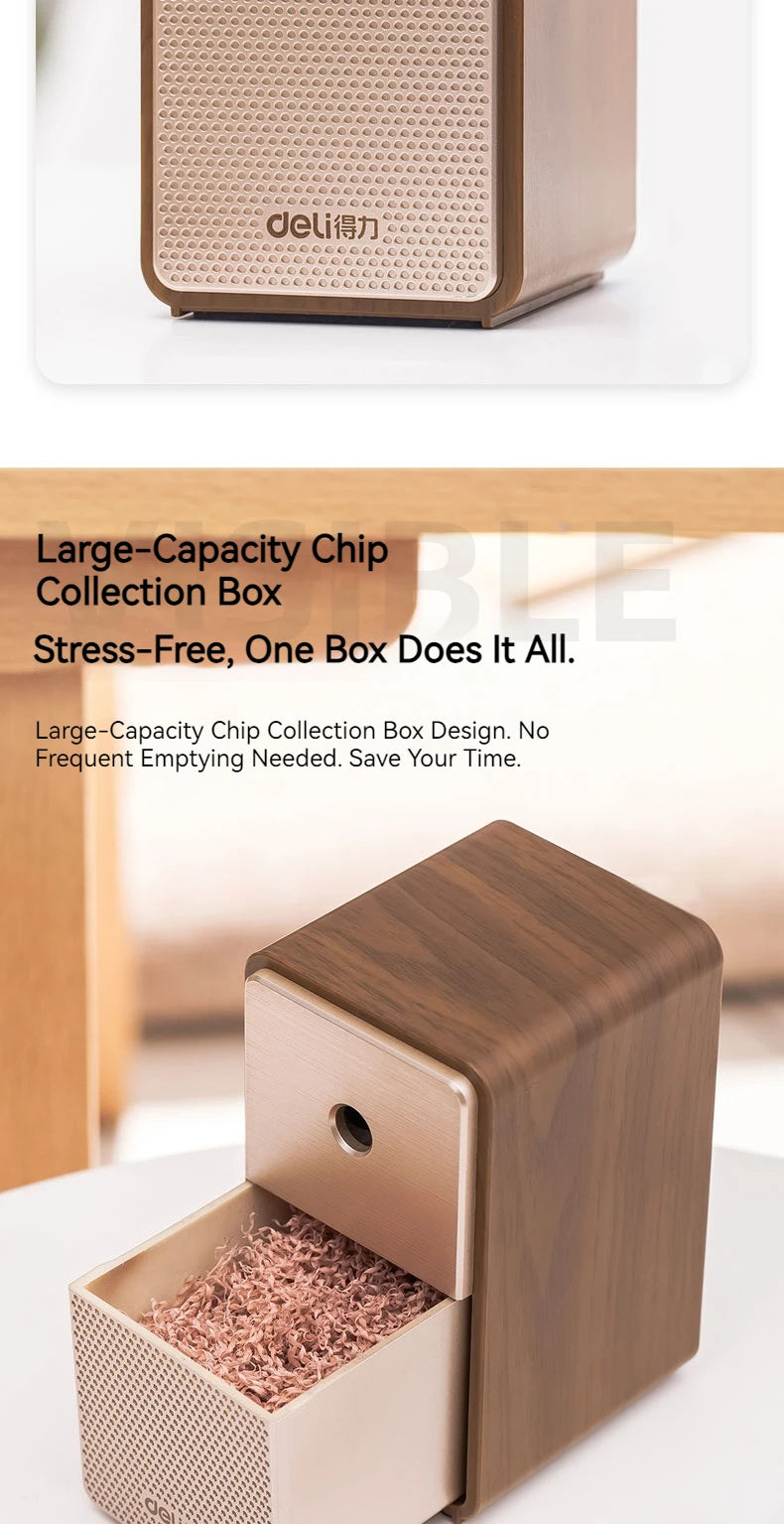 Deli Classic Heavy-Duty Hand Crank Pencil Sharpener - Adjustable, Durable Blade for School, Office, and Studio Use Beauty World Shop