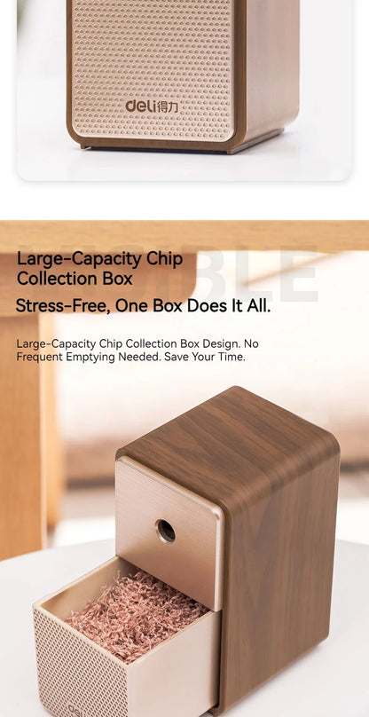 Deli Classic Heavy-Duty Hand Crank Pencil Sharpener - Adjustable, Durable Blade for School, Office, and Studio Use Beauty World Shop