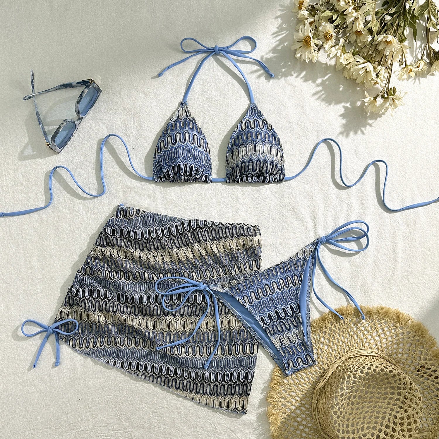 Sexy Bikinis 2026 Female Swimsuits Women's Three-Piece Swimwear Beach Swim Wear Bathing Suits Brazilian Bikini Set Pool Bather Beauty World Shop