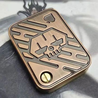 Fidget Spinner KK Pop Fingertip Gyro Solution Pressure Reduction Toy Push Poker Push Card EDC stainless Steel Toys Adult Gifts Beauty Fashion
