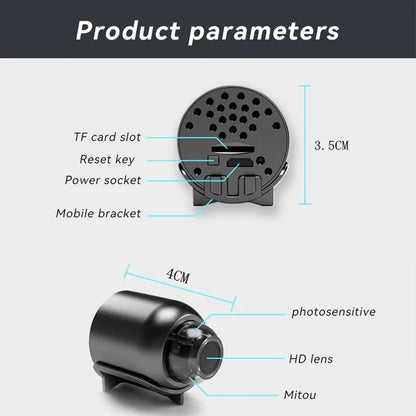 NEW 1080P Wireless Wifi Camera Mini Night Vision Video Recorder Baby Pet Motion Security Detection Camera HD Surveillance IP Cam Beauty World Shop