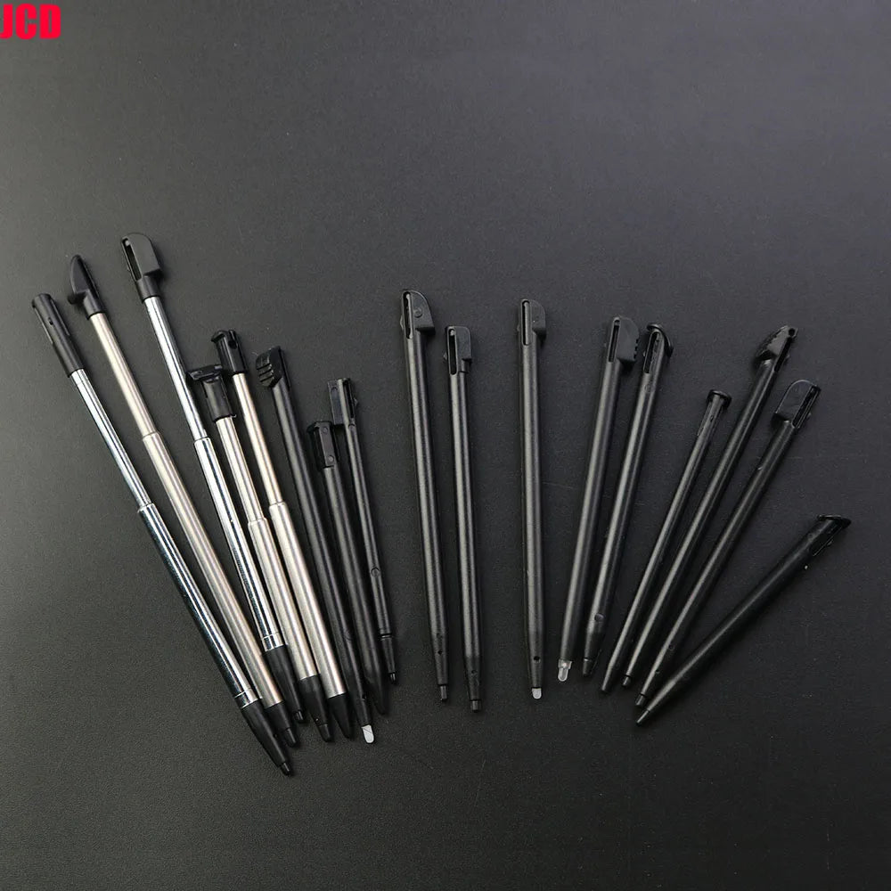 1pcs Black Plastic Stylus Touch Screen Metal Telescopic Stylus Pen For 2DS 3DS New 2DS LL XL New 3DS XL LL For NDSL NDSi NDS Wii Beauty World Shop