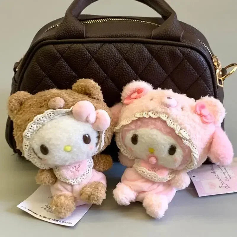 Kawai Latte Kuromi My Melody Cinnamoroll Nipple Baby 10Cm Plush Doll Pendant Ornaments Cute Gift Beauty World Shop