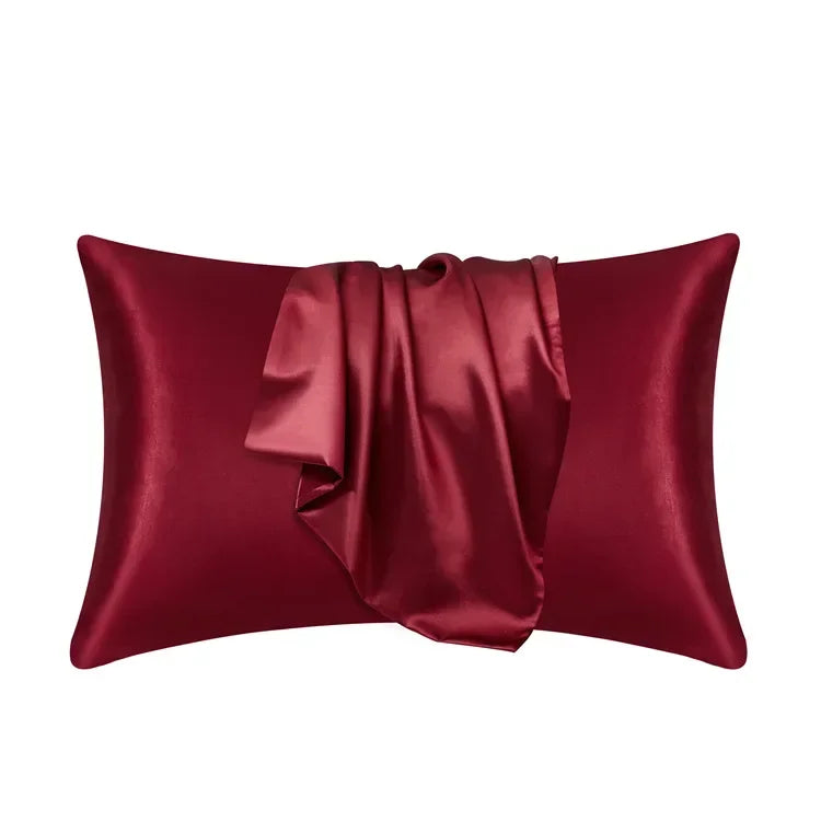 100% Natural Mulberry Silk Pillow Case Real Silk Protect Hair Skin Pillowcase Any Size Customized Bedding Pillow Cases Cover Beauty World Shop