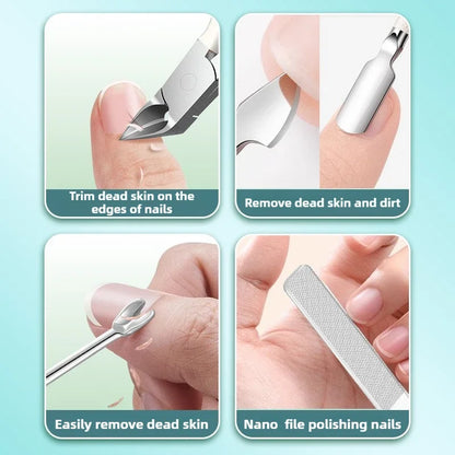 ‌Cuticle Scissors Stainless Steel Sharp Blade Durable Rust Free Nail Care Tool‌ Beauty Fashion