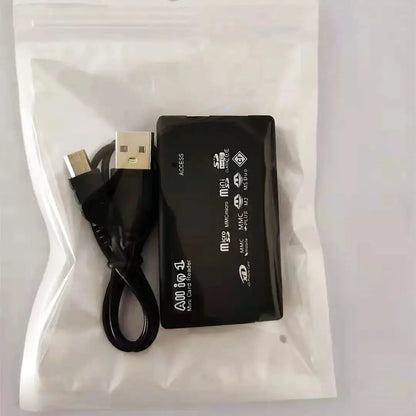 Usb 2.0 Mini Memory Card Reader, Multifunctional All In One Card Reader,, 480mbps, Tf, M2, Xd, Cf, Micro Sd Beauty World Shop