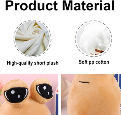 Clearance_22cm/8.6in Pou Plush Cartoon Alien Toy Kawaii Stuffed Animal Doll Hot Game Figure Gifts for Fans_Continuous updates Beauty Fashion