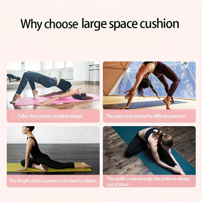 10/15MM Thick NBR Yoga Mats Anti-slip Sport Fitness Mat Blanket For Exercise Yoga And Pilates Gymnastics Mat Fitness Equipment Beauty World Shop