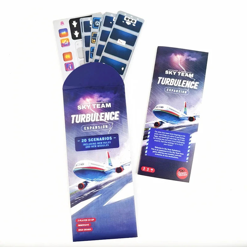 SKY TEAM And EXPANSION Board Game Turbulence 20 New Scenarios with Extra Rules and Modules for Enhanced Gameplay Beauty World Shop