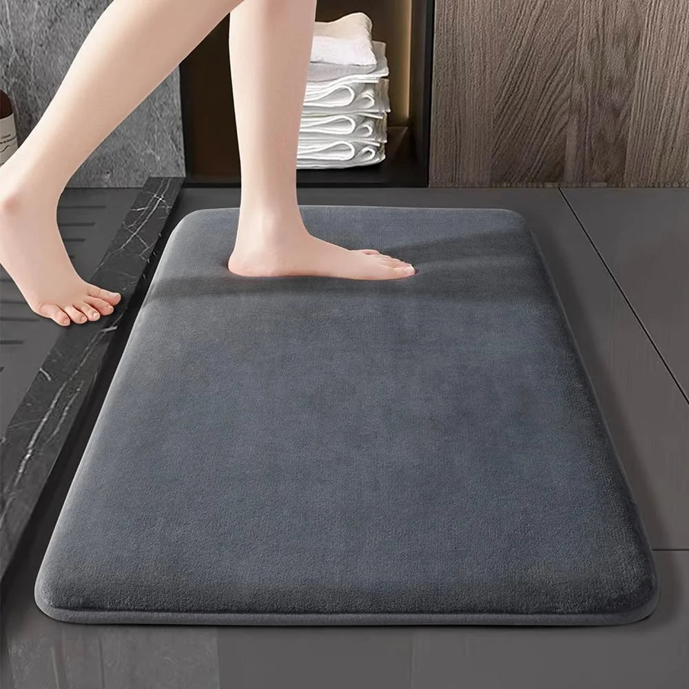 Super absorbent floor mat, super absorbent bath mat, super anti slip coral velvet bathroom floor mat, door mat Beauty World Shop