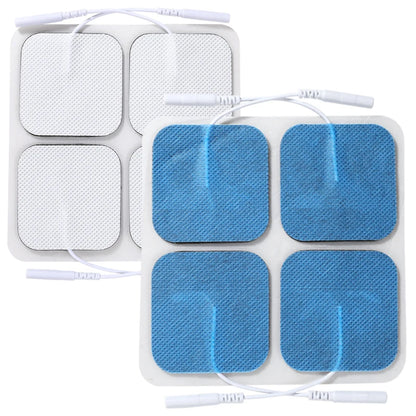 20/10-Pack 5x5cm Non-woven Electrode Pads Reusable for Muscle Stimulator TENS Acupuncture Digital Massage Machine Beauty World Shop