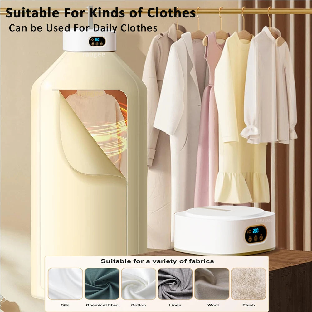 Portable Clothes Dryer Folded Electric Clothing Dryer Multifunctional Intelligent Timed Warm Laundry Dryer with Remote Control Beauty World Shop