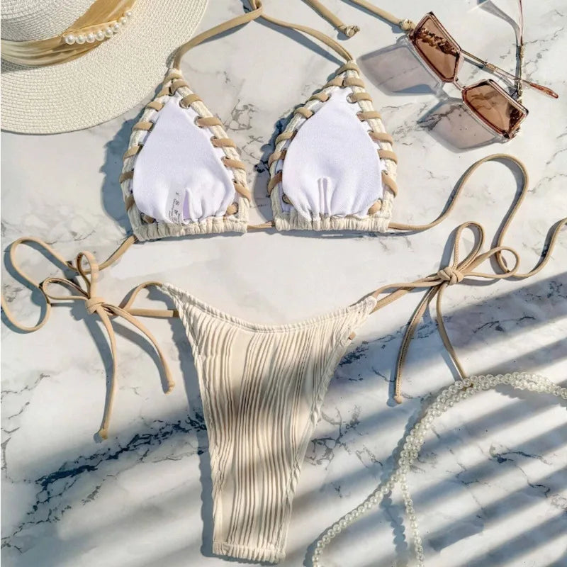 Sexy Bikinis 2026 Women's Swimwear Female Swimsuit For Swimming Wear Bathing Suits Brazilian Bikini Set Beachwear Pool Bather Beauty World Shop