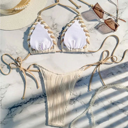 Sexy Bikinis 2026 Women's Swimwear Female Swimsuit For Swimming Wear Bathing Suits Brazilian Bikini Set Beachwear Pool Bather Beauty World Shop