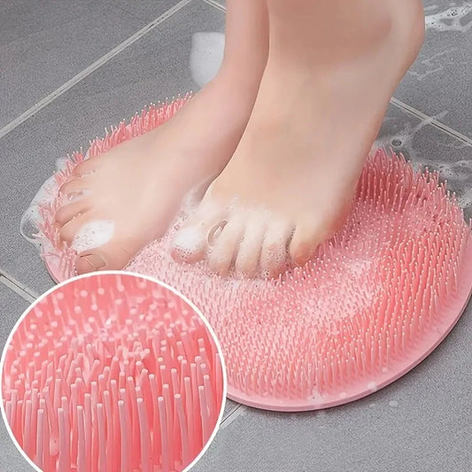 Exfoliating Foot Brush and Back Scrubber Anti-Slip Suction Cup - Deep Cleansing and Exfoliating Tool for Body Dirt Removal Beauty World Shop