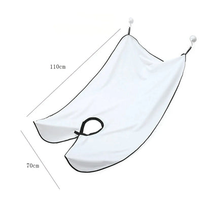 Male Shaving Apron Beard Catcher Cape Care Bib Face Shaved Hair Adult Bibs Shaver Cleaning Hairdresser Gift for Man Clean Apron Beauty World Shop