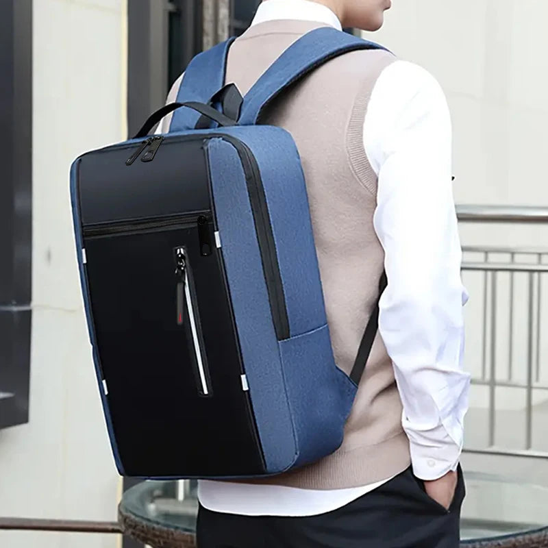 Fashion Business Laptop Backpack Large Capacity Shockproof Computer Bag Casual Office Travel Shoulder Bag for Work Beauty World Shop