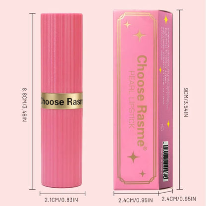 Pearlescent Pink Glitter Velvet Lipstick Metallic Waterproof Long Lasting Matte Shimmer Diamond Lipstick Women Makeup Cosmetic Beauty World Shop