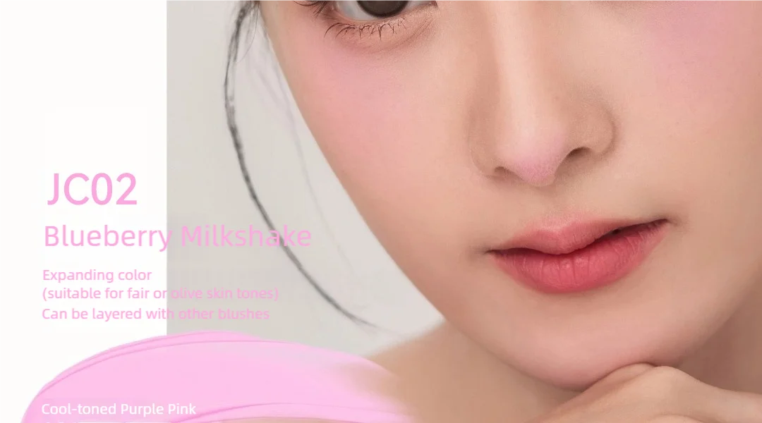 AZTK JC04 Water To Powder Liquid Blush Soft Matte Natural Flush Brightening Cheek Tint Lightweight Blendable Waterproof Makeup Beauty World Shop