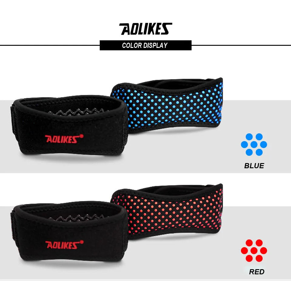 AOLIKES 1PCS Knee Braces for Knee Pain,Patella Knee Support Strap,Adjustable Patellar Tendon Stabilizer Band for Basketball Beauty World Shop