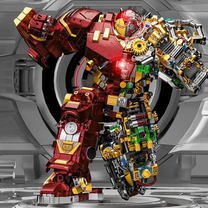 Variety Iron Heroes Blocks Action Figures Mark Building Sets Buster Mech DIY Brick Collectible Toys for Boys Adult Kids Gifts Beauty World Shop