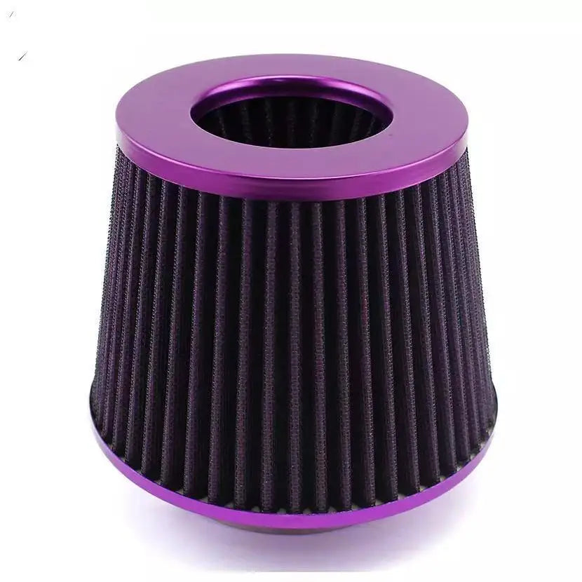 76MM 3 Inch Car Air Filters Vent Filter High Flow Intake Kit Mesh Cone Engine Protector Replacement Auto Accessories Universal Beauty World Shop