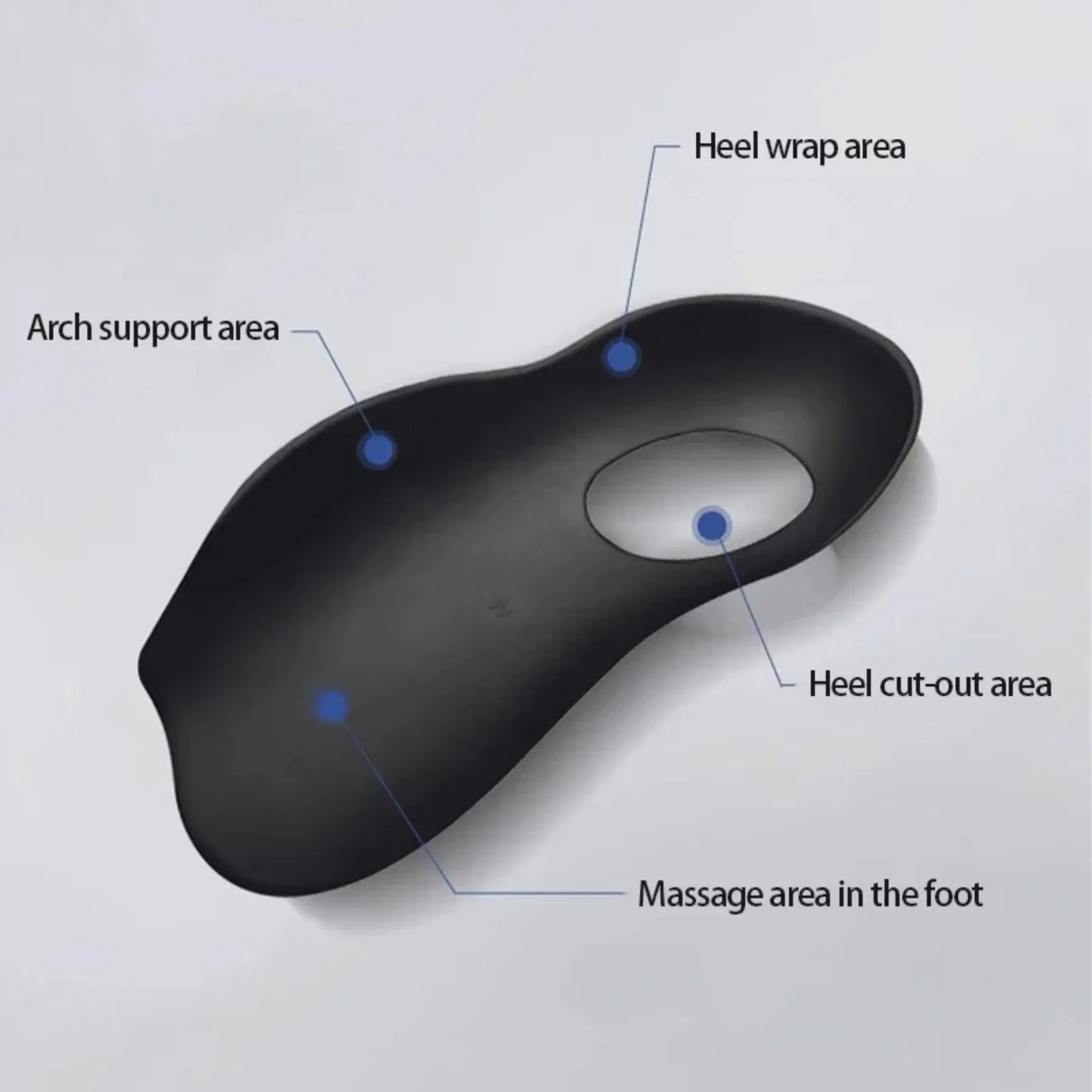 Flat Foot O-Shaped Legs Insole for Shoes Correction Arch Support Plantar Fasciitis Orthopedic Insoles Men/Women Foot Care Insert Beauty Trend Shop