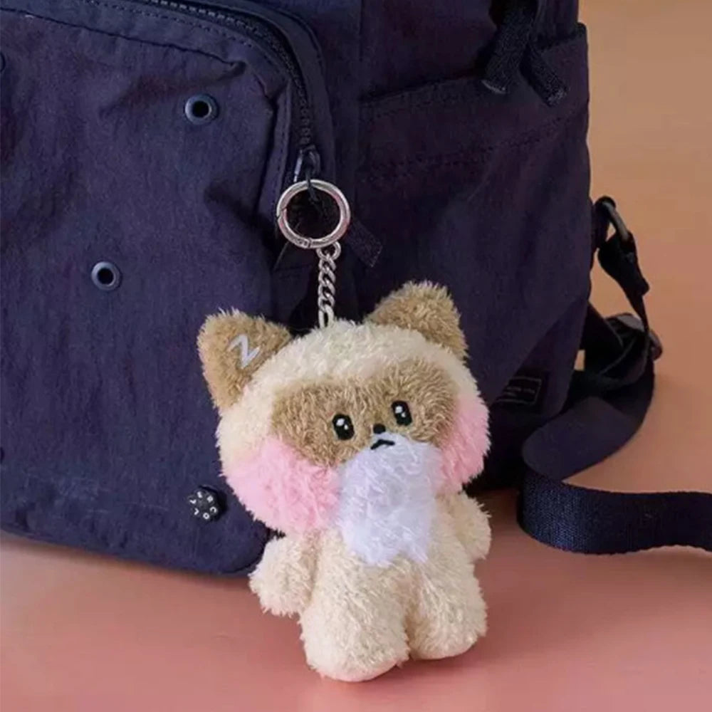 Kpop ZB1 Doll Keychain 12CM Zeroni Cartoon Cute Plush Doll Pendant Bag Accessories Key Ring ZhangHao HanBin Ricky Fans Gift Beauty World Shop