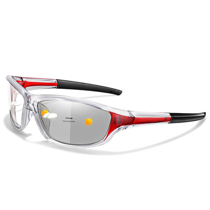 Photochromic Cycling Sunglasses Men Outdoor Sports Tactical Camouflage Goggles Vintage Driving Riding Fishing Windproof Beauty World Shop