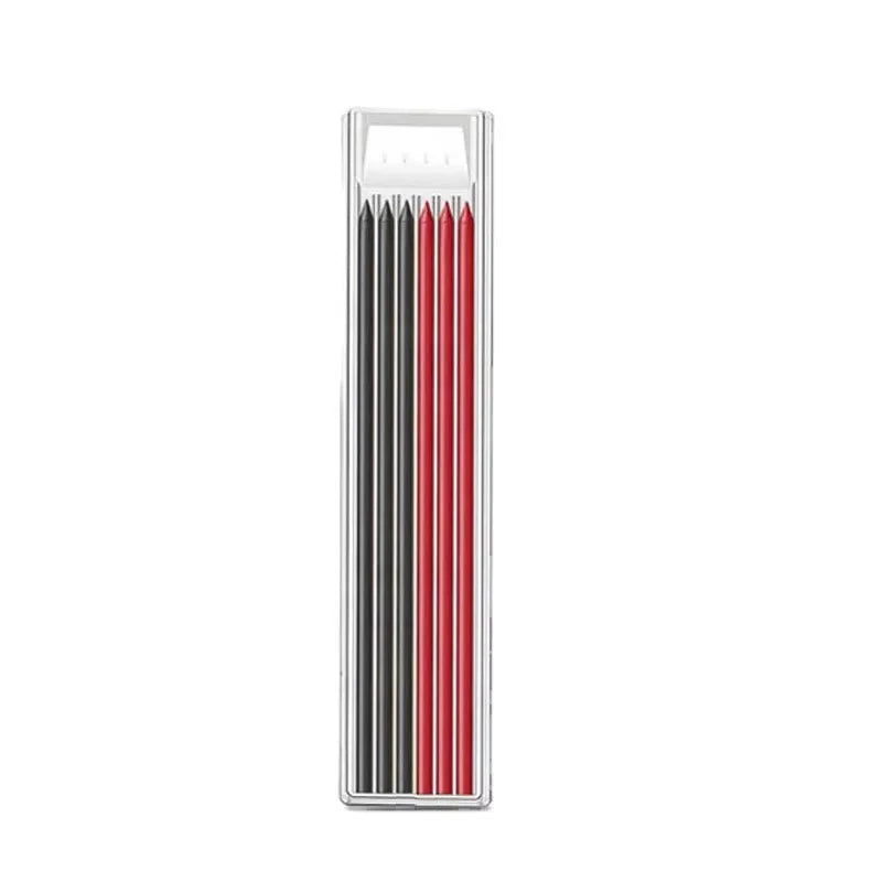 Solid Carpenter Pencil Set Woodworking Tools Mechanical Pencil 5 Colors Refill Construction Job Tools Carpentry Marking Scriber Beauty World Shop