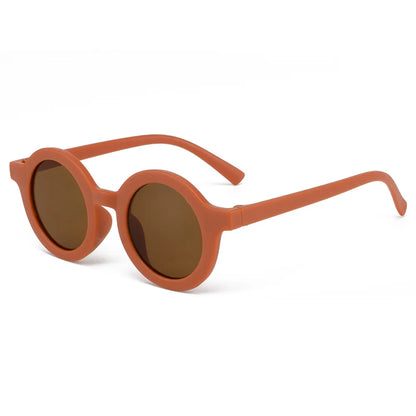 Children's sunglasses, inset style  round frame, 1-7 year old baby sunglasses, sun shading, sun protection Beauty World Shop