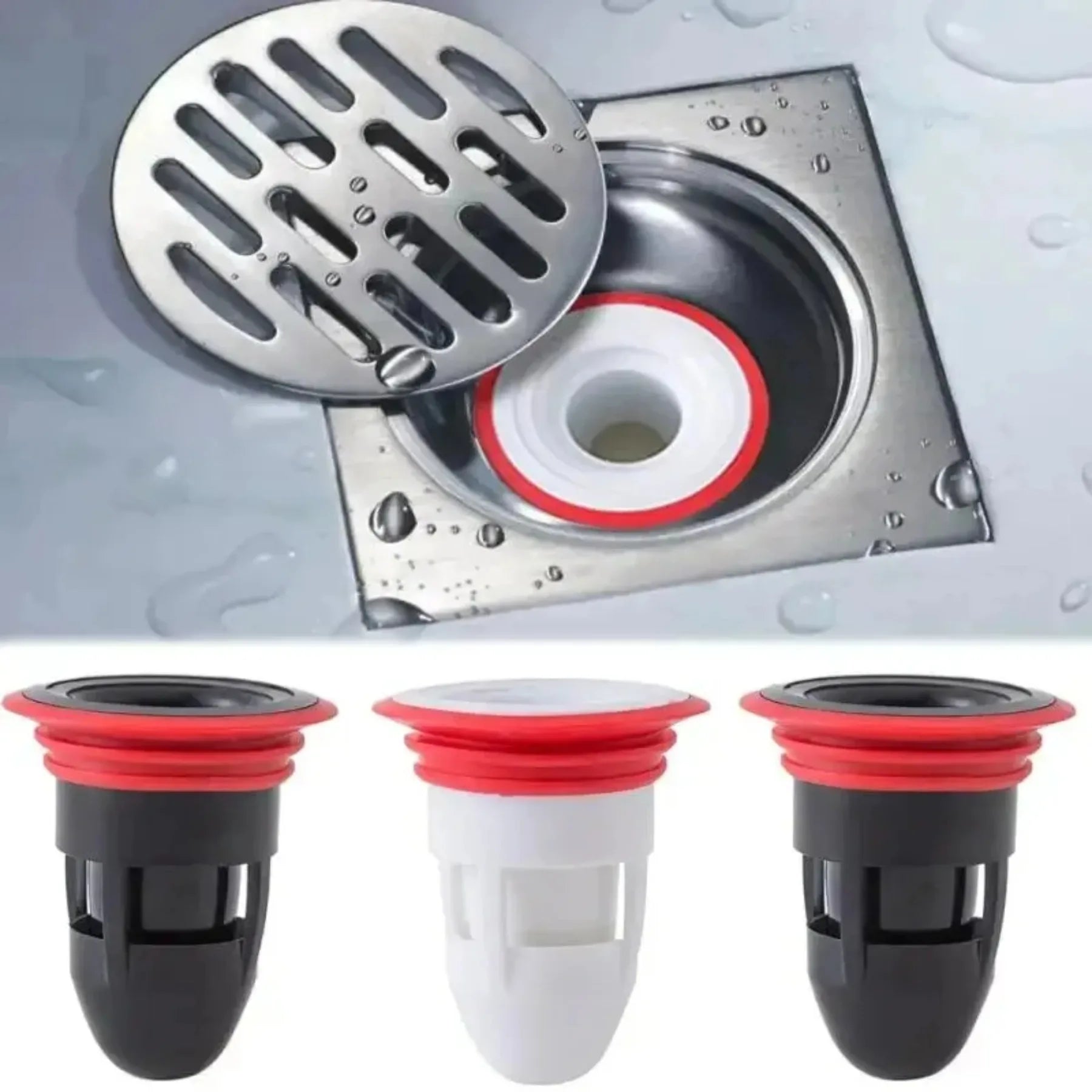 1PC Floor Drain Bullet Anti Odor Core Deodorization Drainage Pipe Toilet Core Sewer Pest Control Device No Peculiar Smell Beauty Trend Shop