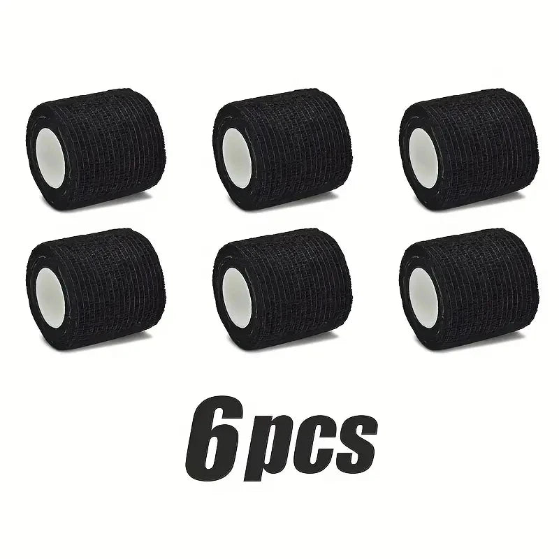 6pcs Self-Adhering Bandage Fixing Bandage Animal Bandage Hand Tearing Waterproof Elastic Bandage for Pets 5 cm X 4.5 M