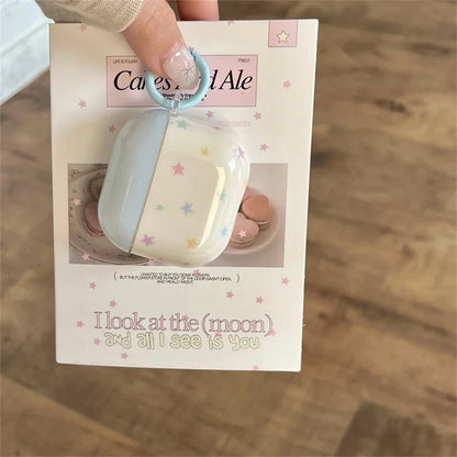 Colorful Stars For iPhone Headphone Case Airpods4 Wireless Bluetooth Headphone Case Airpodpro2 iPod Headphone Case Airpods3 Case