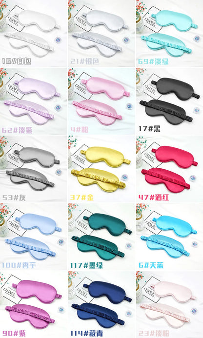 Imitated Silk Eye Patch Shading Sleep Eye Mask Eyepatch Travel Relax Cover Eyeshade Health Sleeping Shield Eye Care Tools Beauty World Shop
