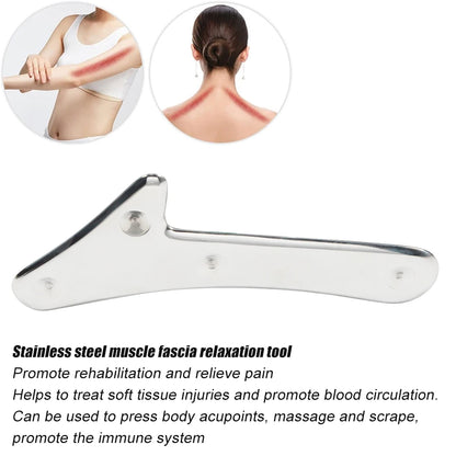 1PCS Stainless Steel Gua Sha Scraping Massage Tool IASTM Tools Great Soft Tissue Mobilization Tool Beauty World Shop