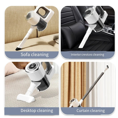 Cordless Wireless Vacuum Cleaner Handheld USB Chargeable Multifunction Suction Mopping All-in-One Home Cleaning Machine Beauty World Shop
