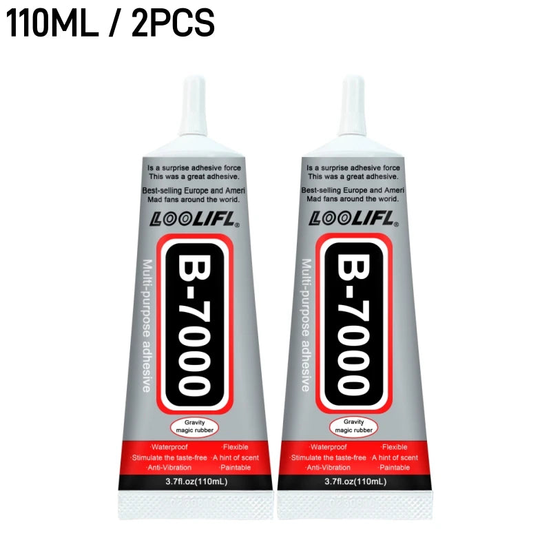 B7000 Glue Multi Purpose Adhesive Strong Clear Glue For Phone Screen Repair Jewelry Making DIY Crafts Metal Glass Plastic Wood Beauty World Shop