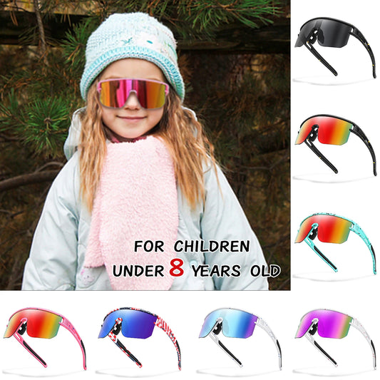 3-8 Years Old Brand Kids Cycling Sunglasses Boys Girls Outdoor Baseball Bike Bicycle Sport Eyewear Youth Gift UV400 Beauty World Shop