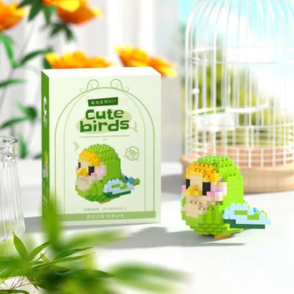 Kawaii Cute Bird Small Building Blocks Set Creative Educational Building Toys For Boys Girls Toys Suitable For Decorate Beauty World Shop