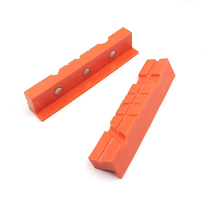2pcs 4/5/6 Inch Magnetic Soft Pad Jaw Rubber For Metal Vise Bench Machine Tools For Metal Vise Bench Machine Tools Beauty World Shop