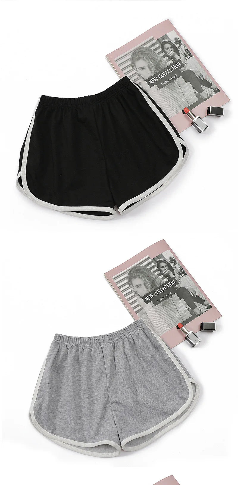 Elastic Shorts for Women, Loose Fitting, Quick Drying, Summer Thin Running, Fitness, Leisure, and Anti External Wear. Instagram Beauty World Shop