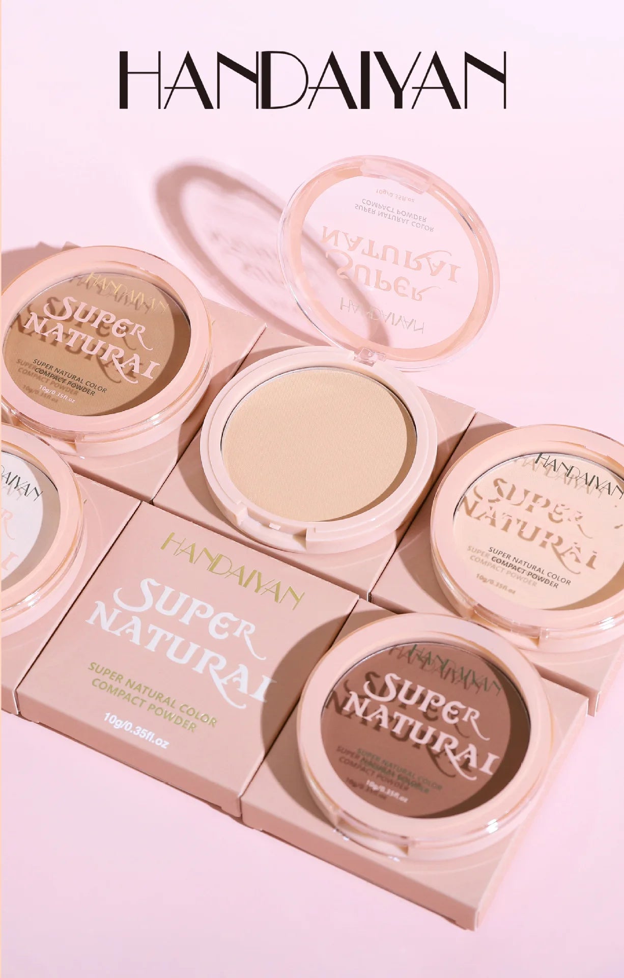 8 Color Matte Face Pressed Powder 24 Hours Oil Control Natural Setting Powder Foundation Full Coverage Waterproof Lasting Makeup Beauty World Shop