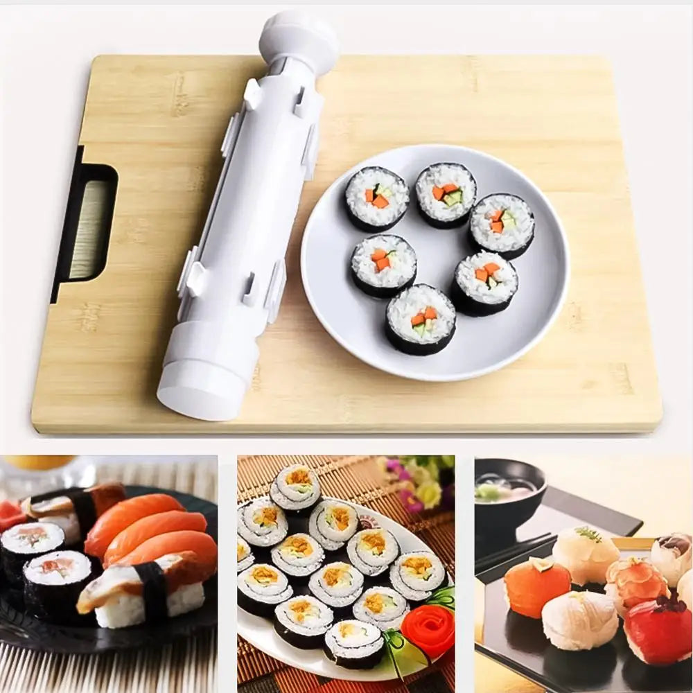 Sushi Tools Quick Make Japanese Roller Rice Vegetable Meat Roll Sushi DIY Sushi Making Machine Kitchen Supplies Beauty World Shop