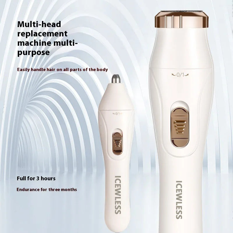 Women Electric Shaver Waterproof Painless Hair Trimmer for Bikini Body Legs Face Underarms Hair Removal Cordless Beauty World Shop
