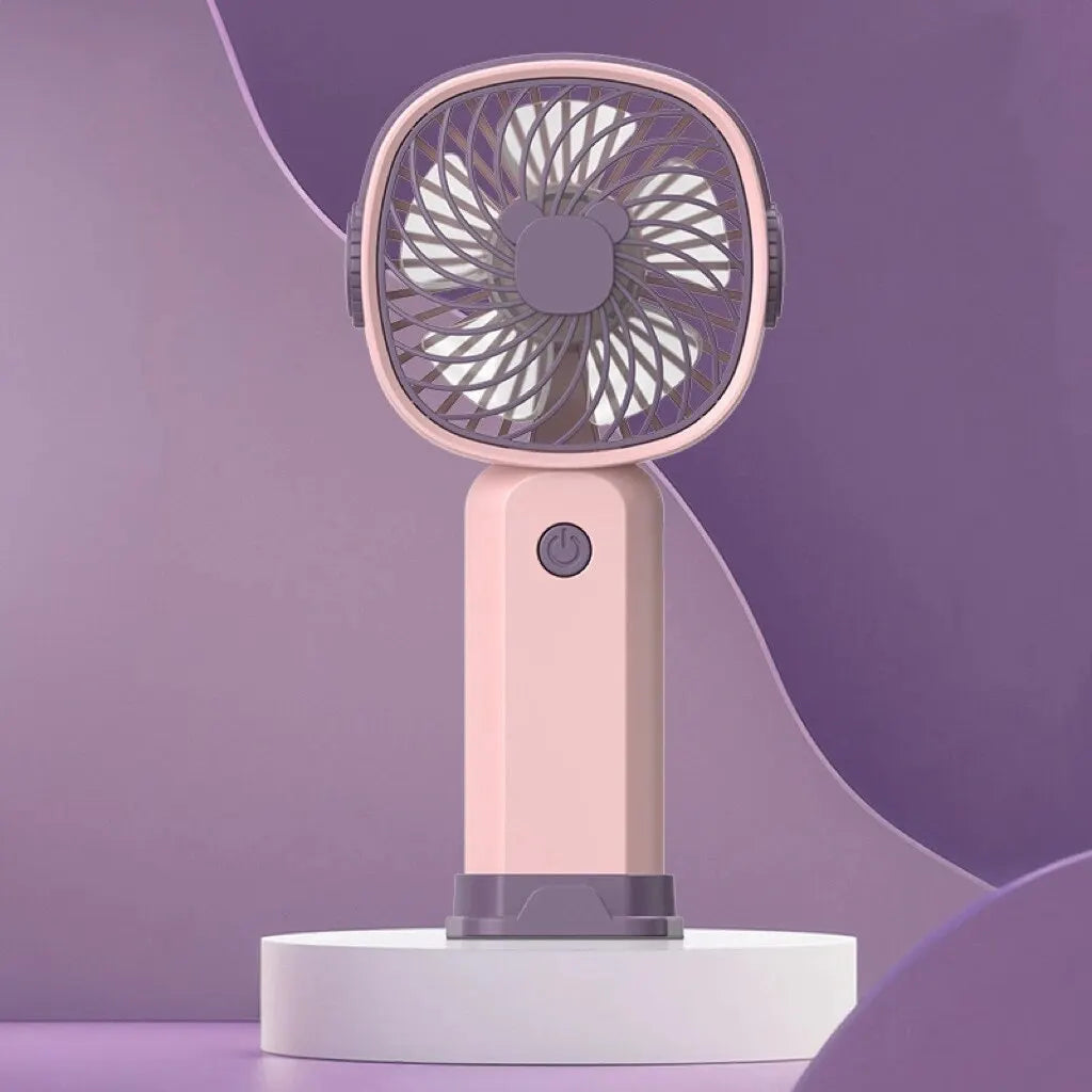 Mini USB Handheld Fan Multi-Functional Desktop With Stand Eectric Fan Students Outdoor Portable Portable Small Fan