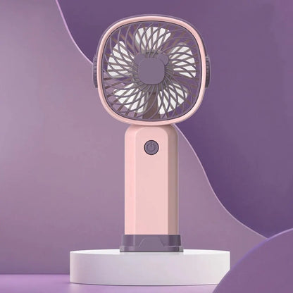 Mini USB Handheld Fan Multi-Functional Desktop With Stand Eectric Fan Students Outdoor Portable Portable Small Fan