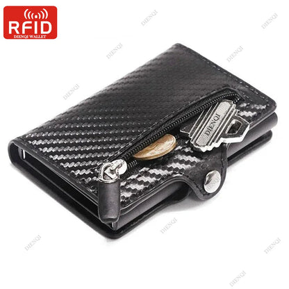 Anti Thief Rfid Credit Card Holder Smart Minimalist Wallet Pocket Men Women Slim Cardholder Bank Cash Creditcard Case Bag Purse Beauty World Shop