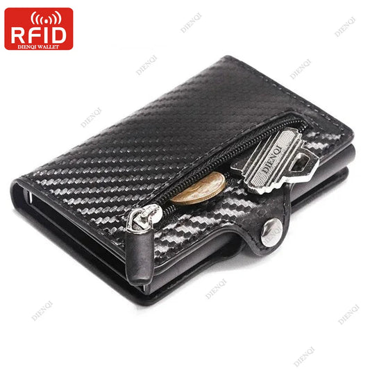 Anti Thief Rfid Credit Card Holder Smart Minimalist Wallet Pocket Men Women Slim Cardholder Bank Cash Creditcard Case Bag Purse Beauty World Shop