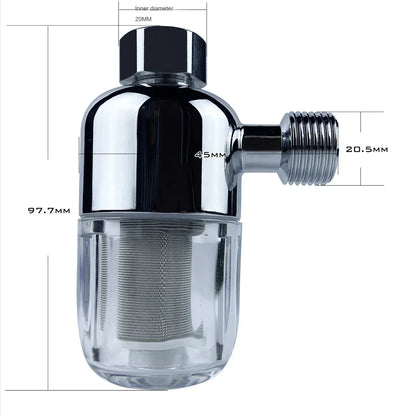 Stainless Steel Household Water Filter Front Inlet Tap Anti-Scale Shower Purifier for Drinking Water Beauty World Shop